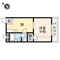 グランパレス甲子園 207 ｜ 滋賀県湖南市柑子袋（賃貸マンション1DK・2階・28.40㎡） その2