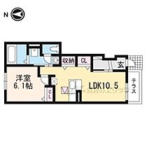 ミルト長浜Ｃ棟 104 ｜ 滋賀県長浜市神照町（賃貸アパート1LDK・1階・42.39㎡） その2