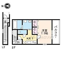 滋賀県大津市大萱５丁目（賃貸アパート1K・2階・33.12㎡） その2