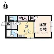 滋賀県大津市瀬田２丁目（賃貸アパート1DK・1階・26.49㎡） その1