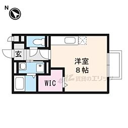グレース近江 2階ワンルームの間取り
