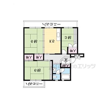 びわ湖美空団地21号棟_間取り_0
