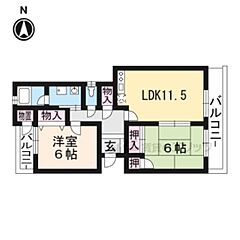 物件の間取り