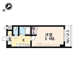 Antevorte 1Kの間取図画像