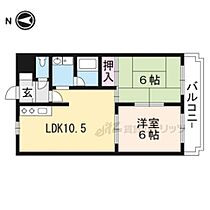 メゾン滝ヶ鼻 202 ｜ 滋賀県大津市柳川１丁目（賃貸マンション2LDK・2階・47.88㎡） その2