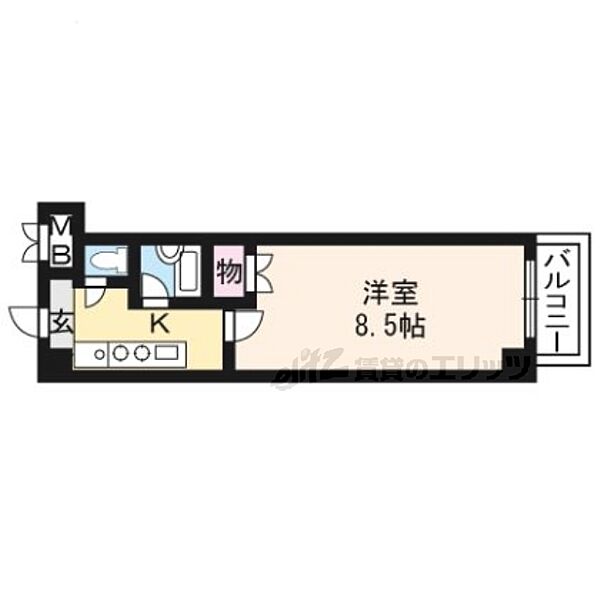 アートプラザ野路 3021｜滋賀県草津市野路東４丁目(賃貸マンション1K・3階・27.04㎡)の写真 その2