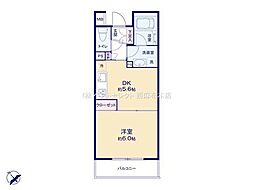 ソフィアーレ代官山 1DKの間取図画像
