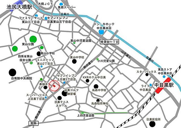 地図を拡大表示
