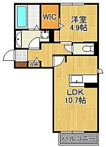 D-room本城　　A棟  ｜ 福岡県北九州市八幡西区本城1丁目（賃貸アパート1LDK・2階・42.09㎡） その2