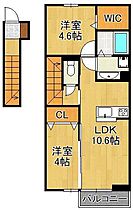 メゾンソレイユ折尾  ｜ 福岡県北九州市八幡西区折尾4丁目（賃貸アパート2LDK・2階・50.40㎡） その2