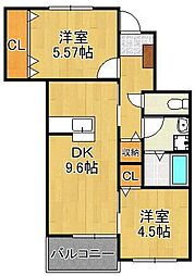 ソレイユひびきの 2階