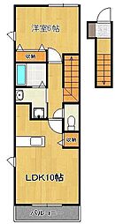 ライフサニー浅川B 2階