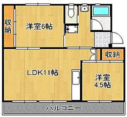 ビレッジハウス本城4号棟 5階