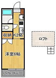 ファーボ藤原 2階/-