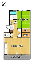 ドミールあしや 2階/-