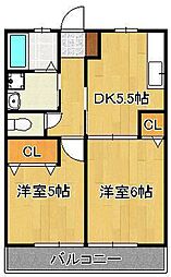 ヒルズリバーサイドB 1階