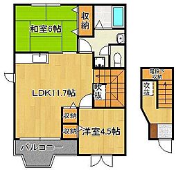 アネックスコートＢ 2階/-