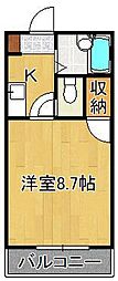 クローバー藤原 2階