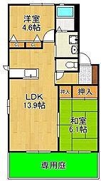 ディアス21 2LDKの間取図画像