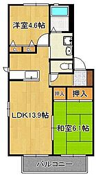 ディアス21 2LDKの間取図画像