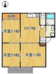 eタウン本城 2階/-