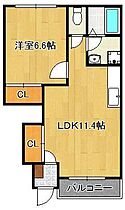 花みずき2  ｜ 福岡県北九州市若松区和田町（賃貸アパート1LDK・1階・44.52㎡） その2