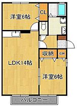 グランパルクB棟  ｜ 福岡県北九州市八幡西区北筑2丁目（賃貸アパート2LDK・2階・58.00㎡） その2