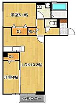 シェルフ宮丸　A棟  ｜ 福岡県北九州市若松区宮丸2丁目（賃貸アパート2LDK・1階・56.24㎡） その2