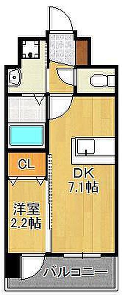 ＹＳＰ八幡 ｜福岡県北九州市八幡西区陣山2丁目(賃貸マンション1DK・4階・24.93㎡)の写真 その2