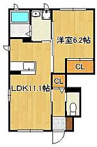 シャーメゾンなるみずA  ｜ 福岡県北九州市八幡西区東鳴水3丁目（賃貸アパート1LDK・1階・43.05㎡） その2