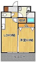 メゾンドポラリス  ｜ 福岡県北九州市八幡西区熊西1丁目（賃貸マンション1LDK・3階・38.60㎡） その2