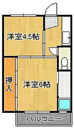 ビレッジハウス萩原 4号棟 1階