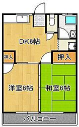 コーポ青山 2階/-