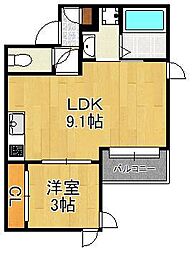 間取図画像 1LDK