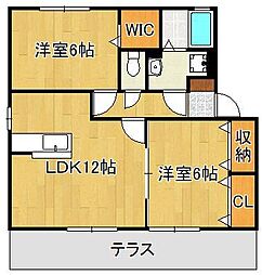 グリーンコート楽 1階/-