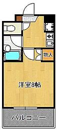 ベルガ菅原 1Kの間取図画像