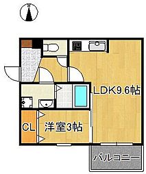 ジーメゾン八幡西リベル 3階/-