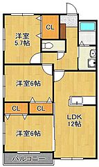 物件の間取り
