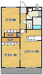 グランドールのぞえI 2階/-