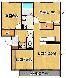 ルナセジュール B棟 2階