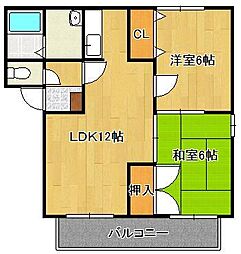 シャンテ遠賀野 A棟 2階/-