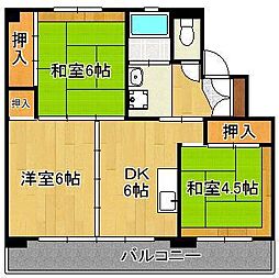 ビレッジハウス直方東　2号棟 3階