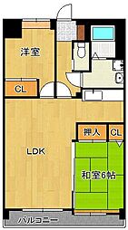 タウンコートII 6階