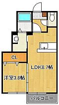 グラン岡垣II  ｜ 福岡県遠賀郡岡垣町中央台1丁目（賃貸アパート1LDK・1階・30.33㎡） その2