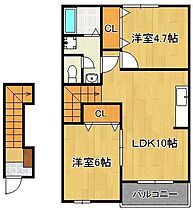 グラン・リーオＡ  ｜ 福岡県遠賀郡水巻町伊左座5丁目（賃貸アパート2LDK・2階・50.14㎡） その2