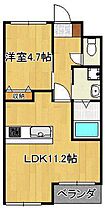 グランディール中間  ｜ 福岡県中間市中間1丁目（賃貸アパート1LDK・1階・43.80㎡） その2