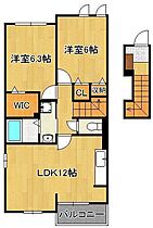 グラン　カンパーニュ  ｜ 福岡県遠賀郡水巻町伊左座5丁目（賃貸アパート2LDK・2階・57.76㎡） その2