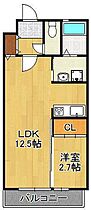 エルミタージュヒルズI  ｜ 福岡県中間市中間3丁目（賃貸アパート1LDK・2階・36.66㎡） その2