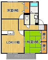 サンスクエア水巻南　Ａ棟  ｜ 福岡県遠賀郡水巻町吉田西1丁目（賃貸アパート2LDK・1階・53.73㎡） その2