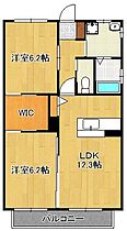 クレアールライフ宮若B  ｜ 福岡県宮若市磯光（賃貸アパート2LDK・2階・59.62㎡） その2